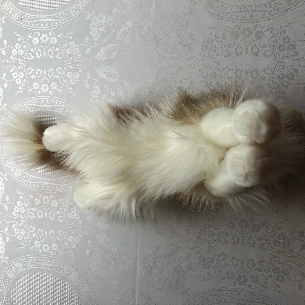Douglas Kiki Ragdoll Cat Plush Toy Cream/Caramel Fluffy Fur Stuffed Animal